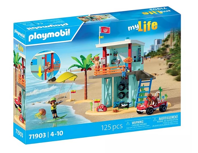 Playmobil 71903 Veža plavčíkov a plážová bugina